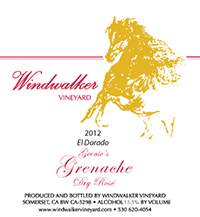 2012 Grenache Rose